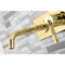 Kingston Brass KS8112CTL Single-Handle Wall Mount Bathroom Faucet, Polished Brass KS8112CTL - alternate 4